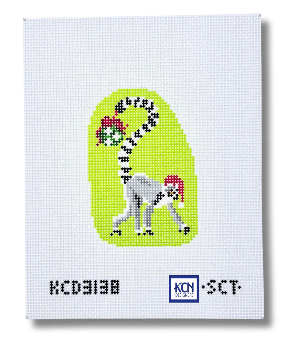 Holiday Lemur Canvas