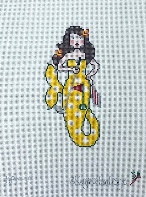 Yellow Golf Mermaid