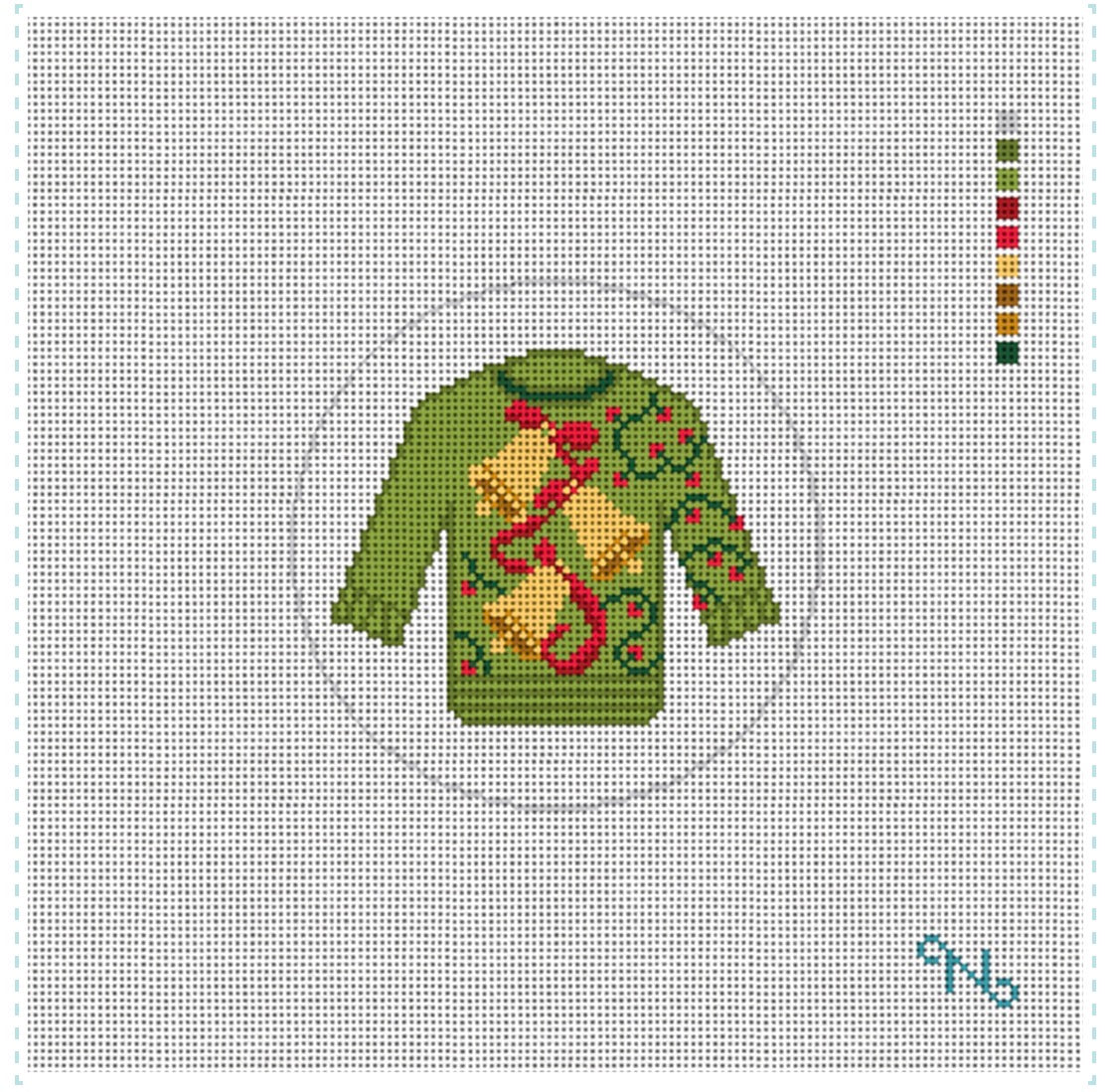 Ugly Sweater Ornament - Green