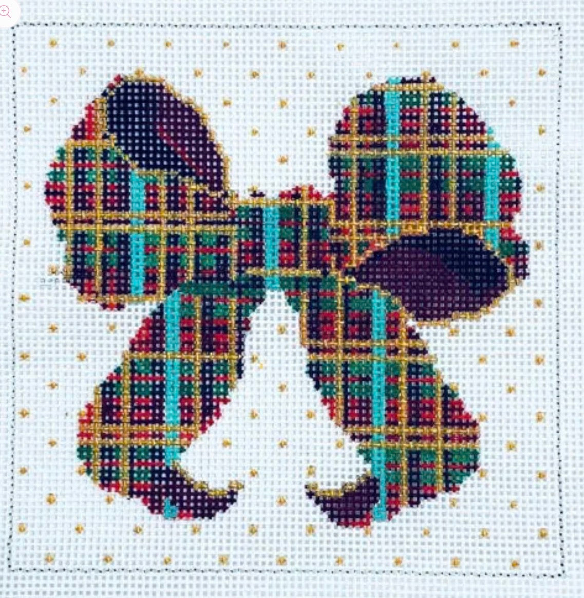 Bow Coaster - Christmas Tartan