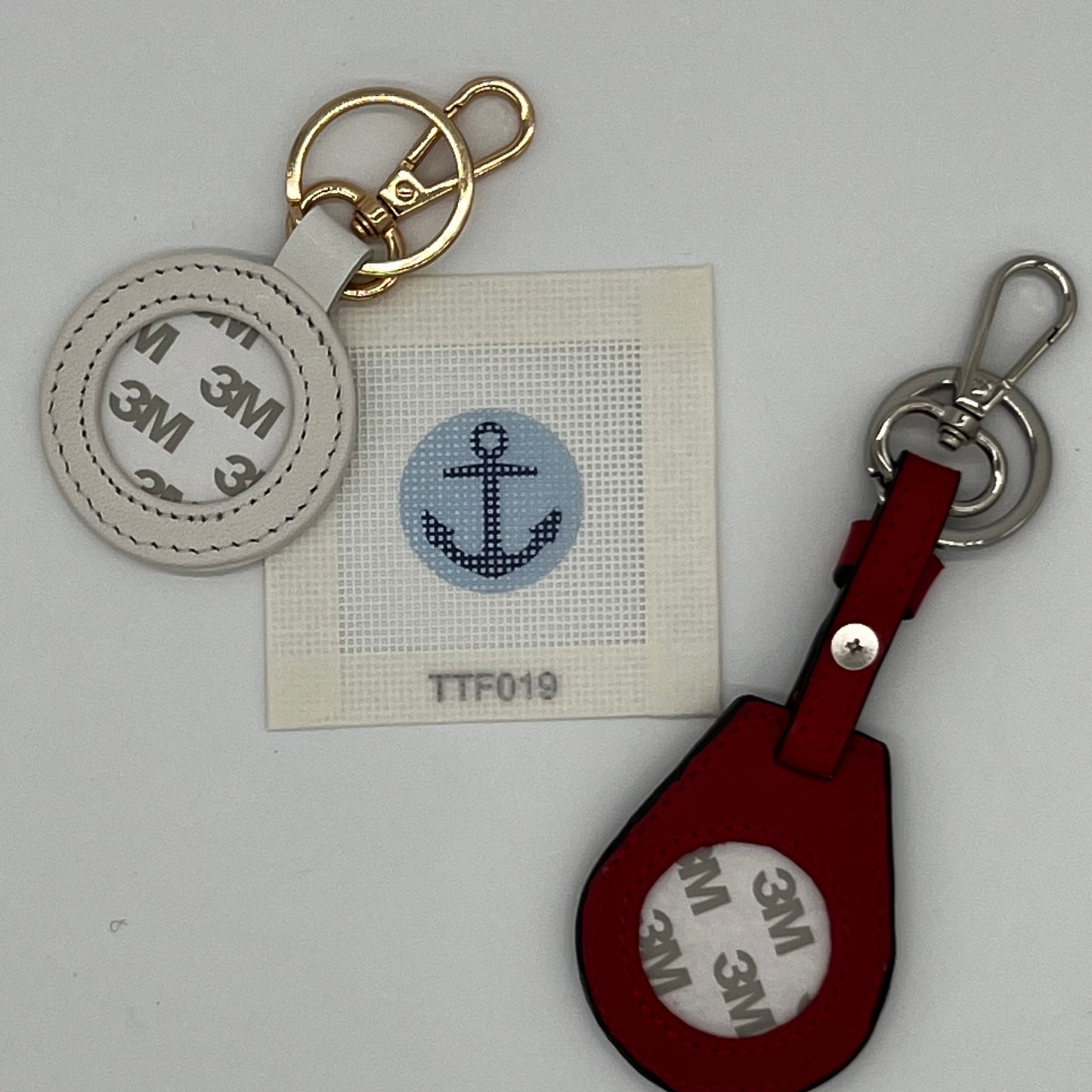 Anchor Fob Insert Canvas