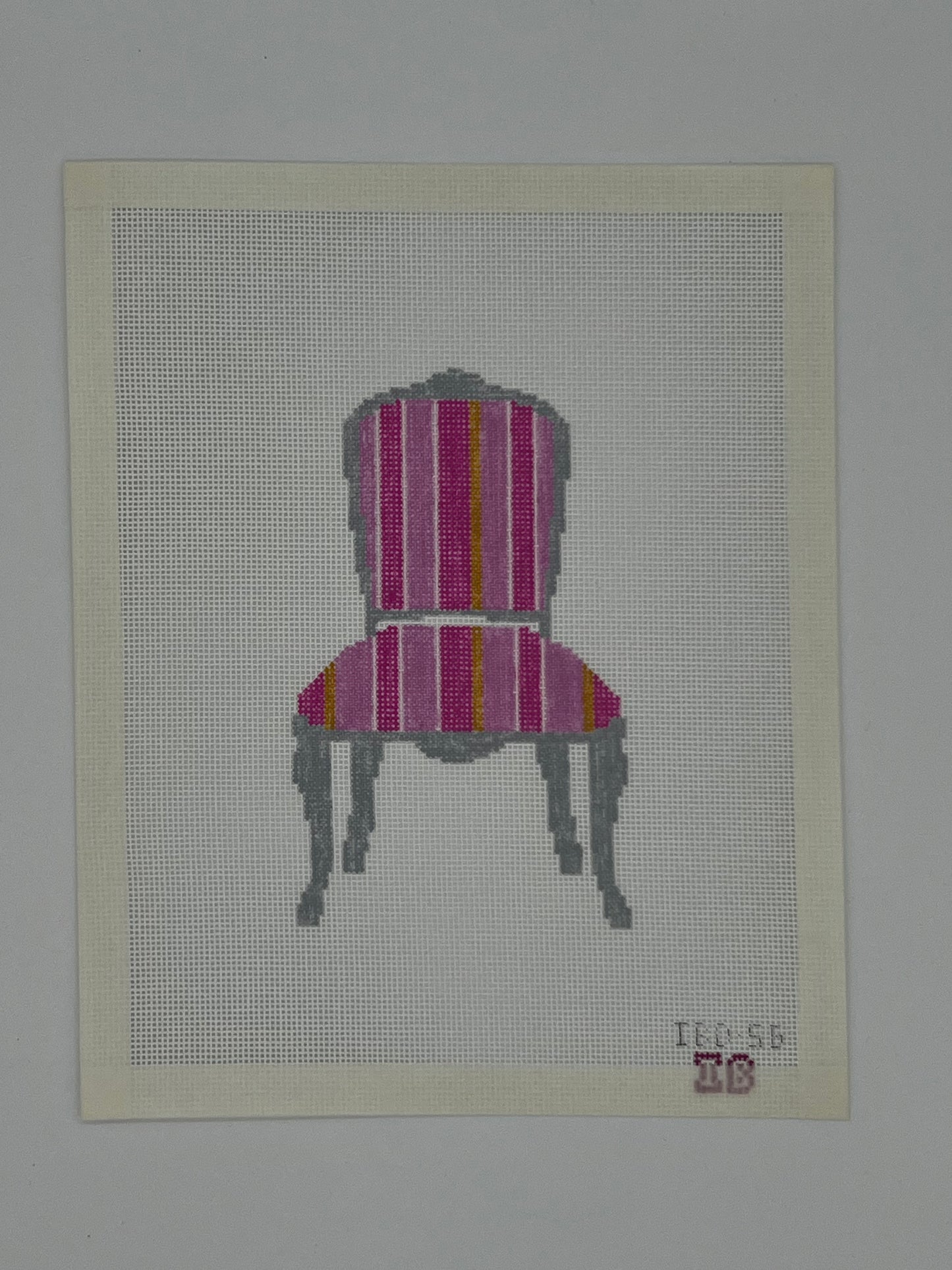 Pink Stripe Chair