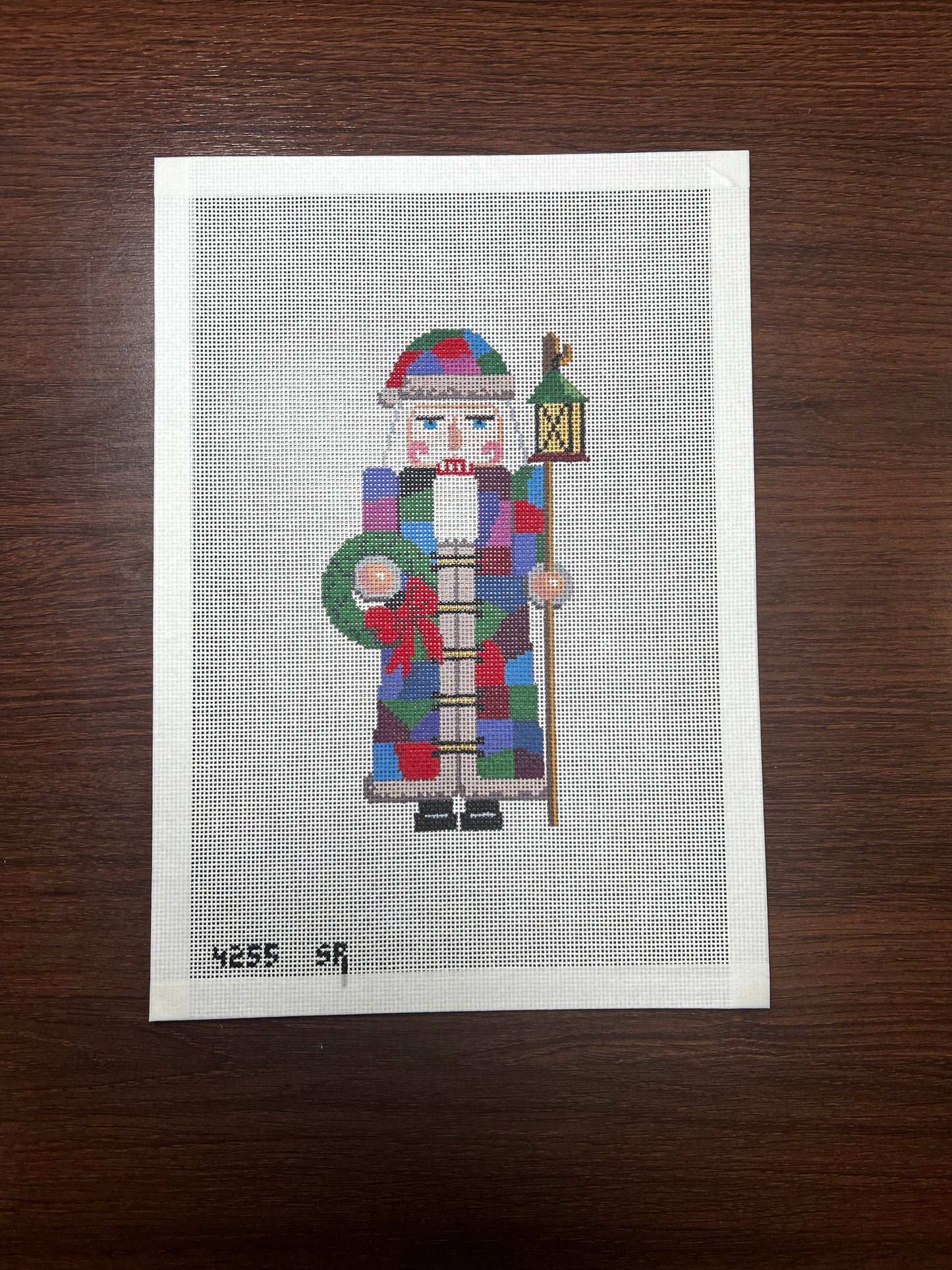 Multi Patchwork Santa Nutcracker