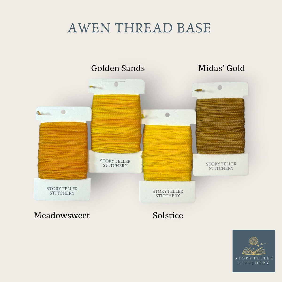 Awen Hand-Dyed Merino Silk Needlepoint Thread, 13ct, 25 Yd: Selkie