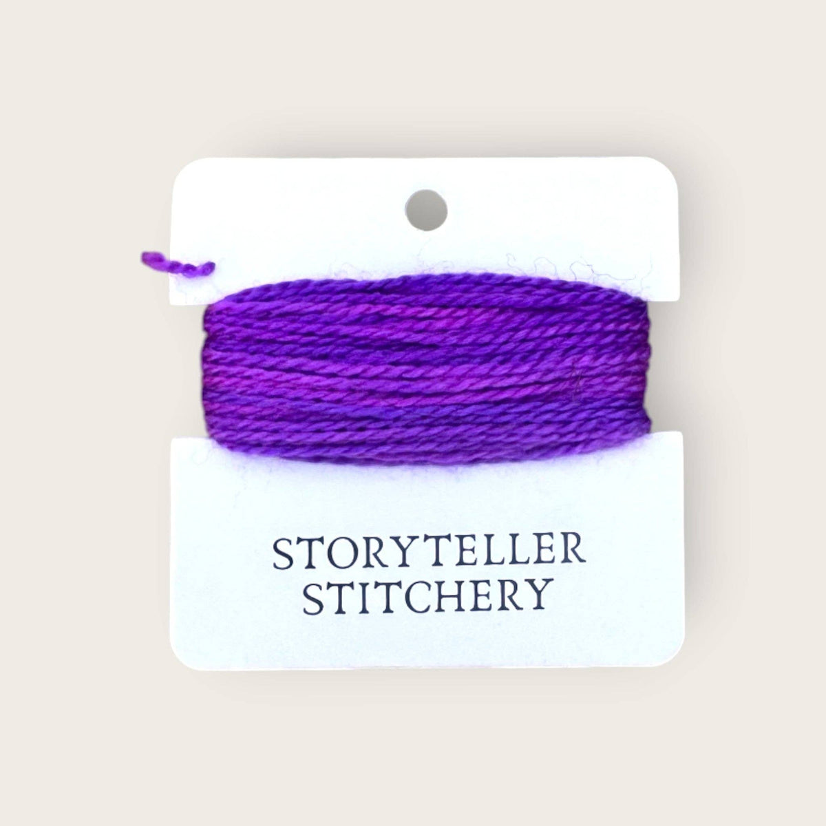 Seren Hand-Dyed Threads. 75% Merino Wool & 25% Silk. Embroidery & Needlepoint: Foxglove