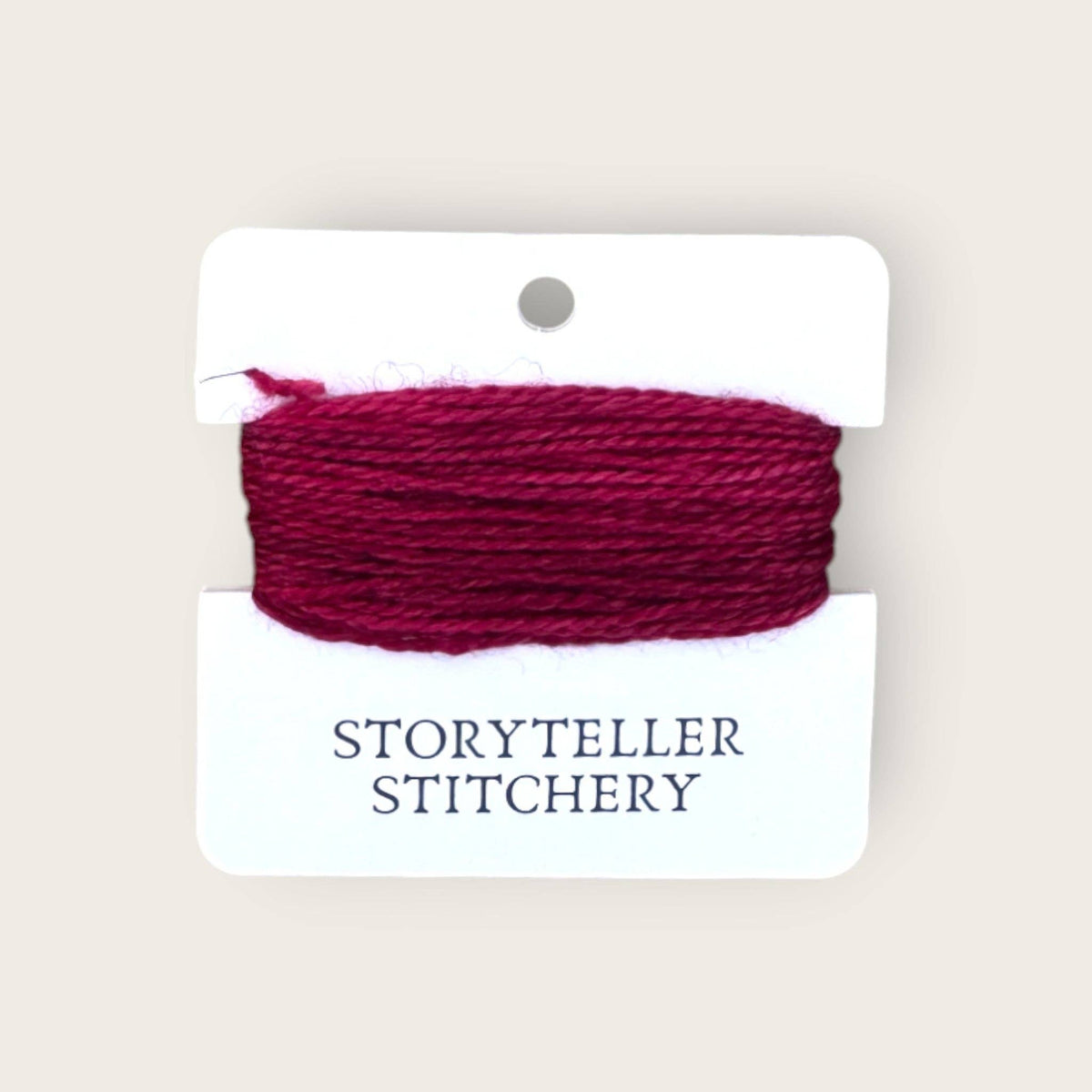 Seren Hand-Dyed Threads. 75% Merino Wool & 25% Silk. Embroidery & Needlepoint: Ember