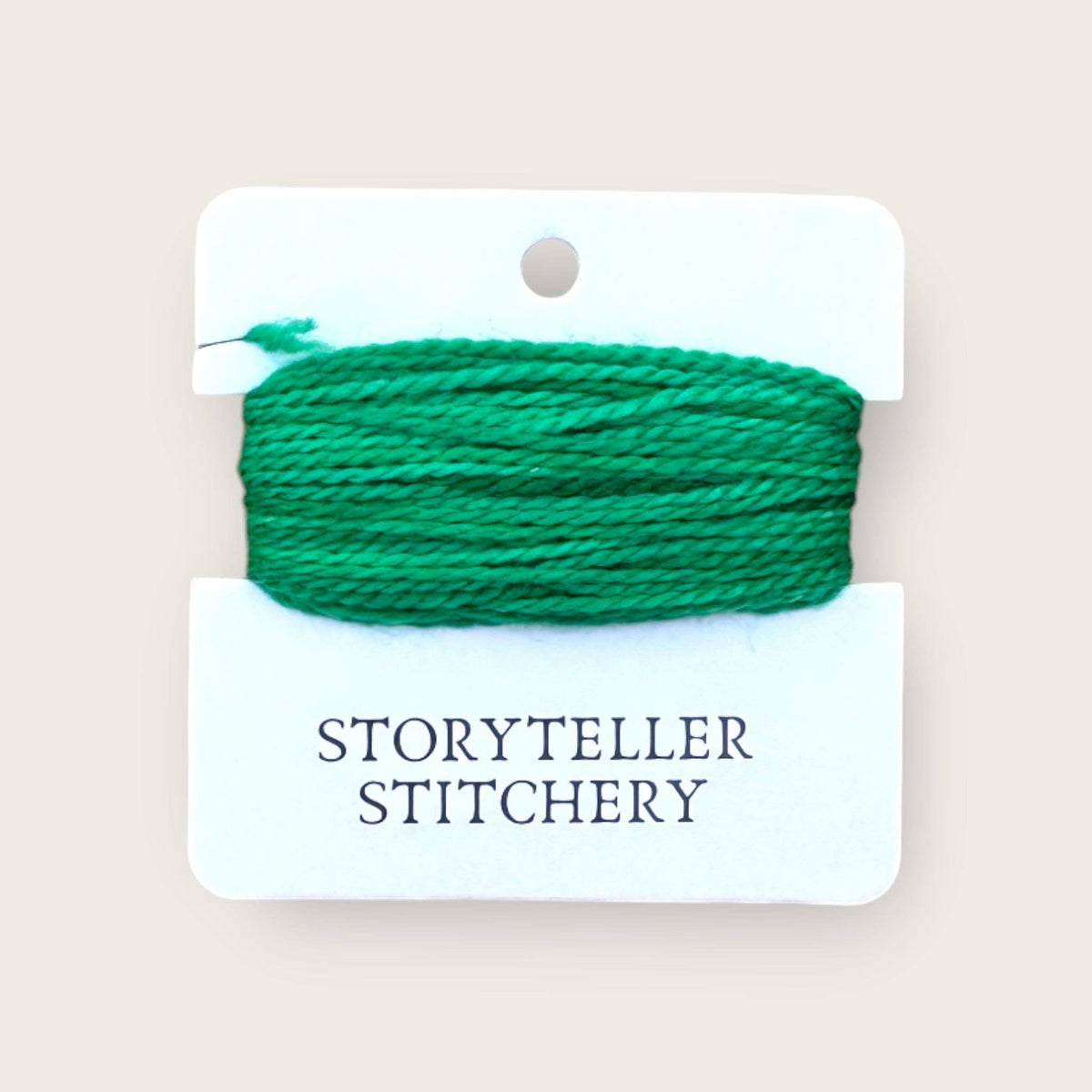 Seren Hand-Dyed Threads. 75% Merino Wool & 25% Silk. Embroidery & Needlepoint: Verdant