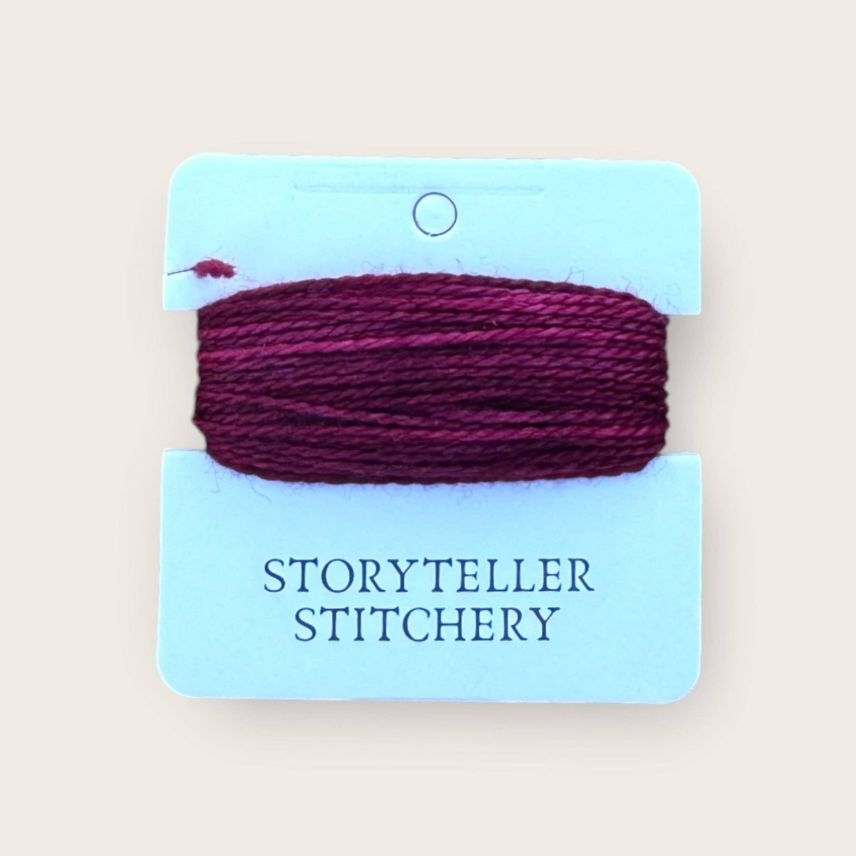 Seren Hand-Dyed Threads. 75% Merino Wool & 25% Silk. Embroidery & Needlepoint: Deep Winter Blue