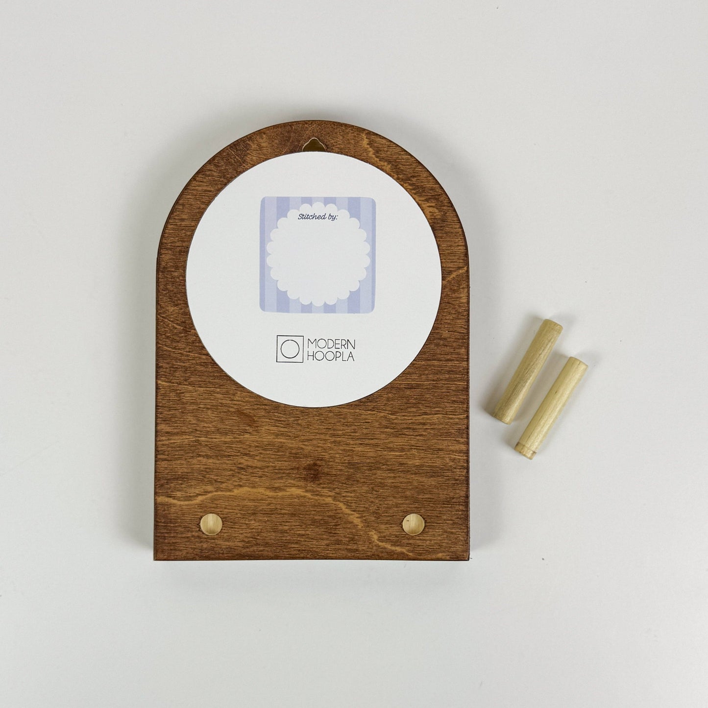 NDLPT: Arch Frames for Needlepoint 4" Rounds: Mixed Set of Finishes