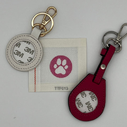 Pet Paw Print Fob Insert Canvas