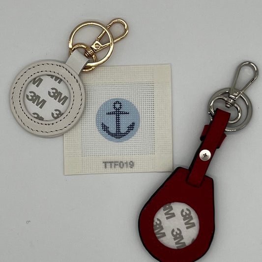 Anchor Fob Insert Canvas