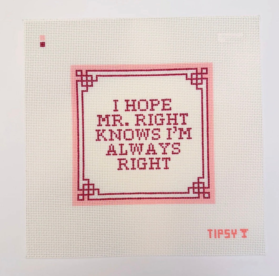 I Hope Mr Right…