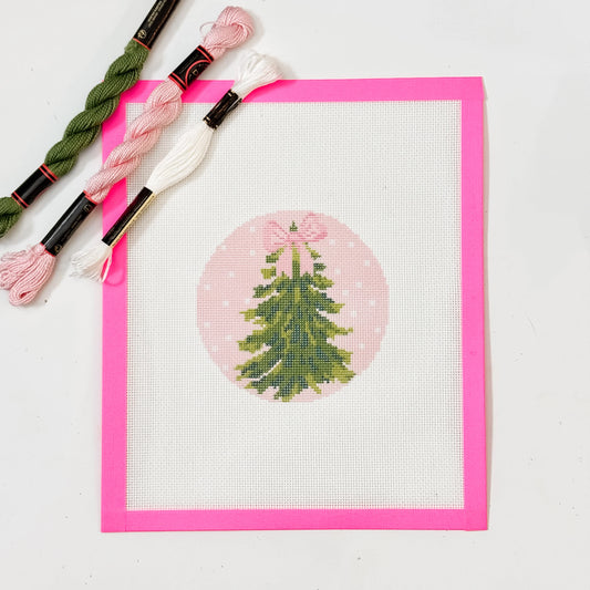 Pink Christmas Tree Ornament