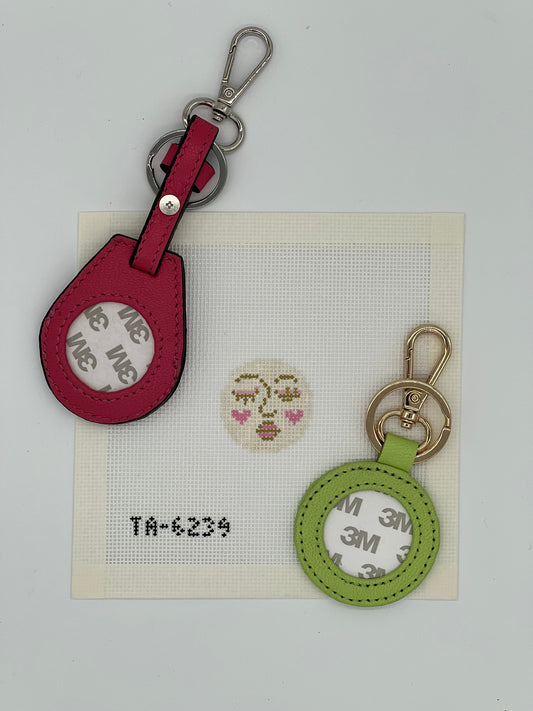 Full Moon Key Fob Insert Canvas