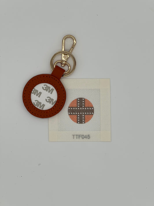 Brown & Orange (H) Fob Insert Canvas