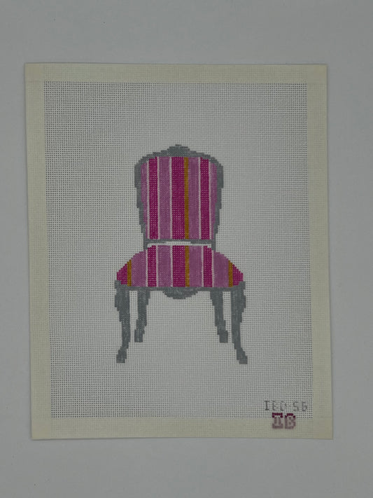 Pink Stripe Chair
