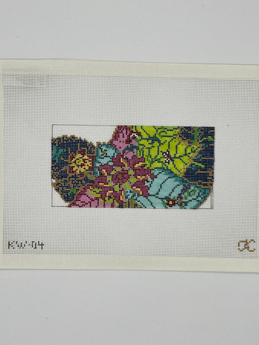 Tobacco Leaf Acrylic Clutch Insert