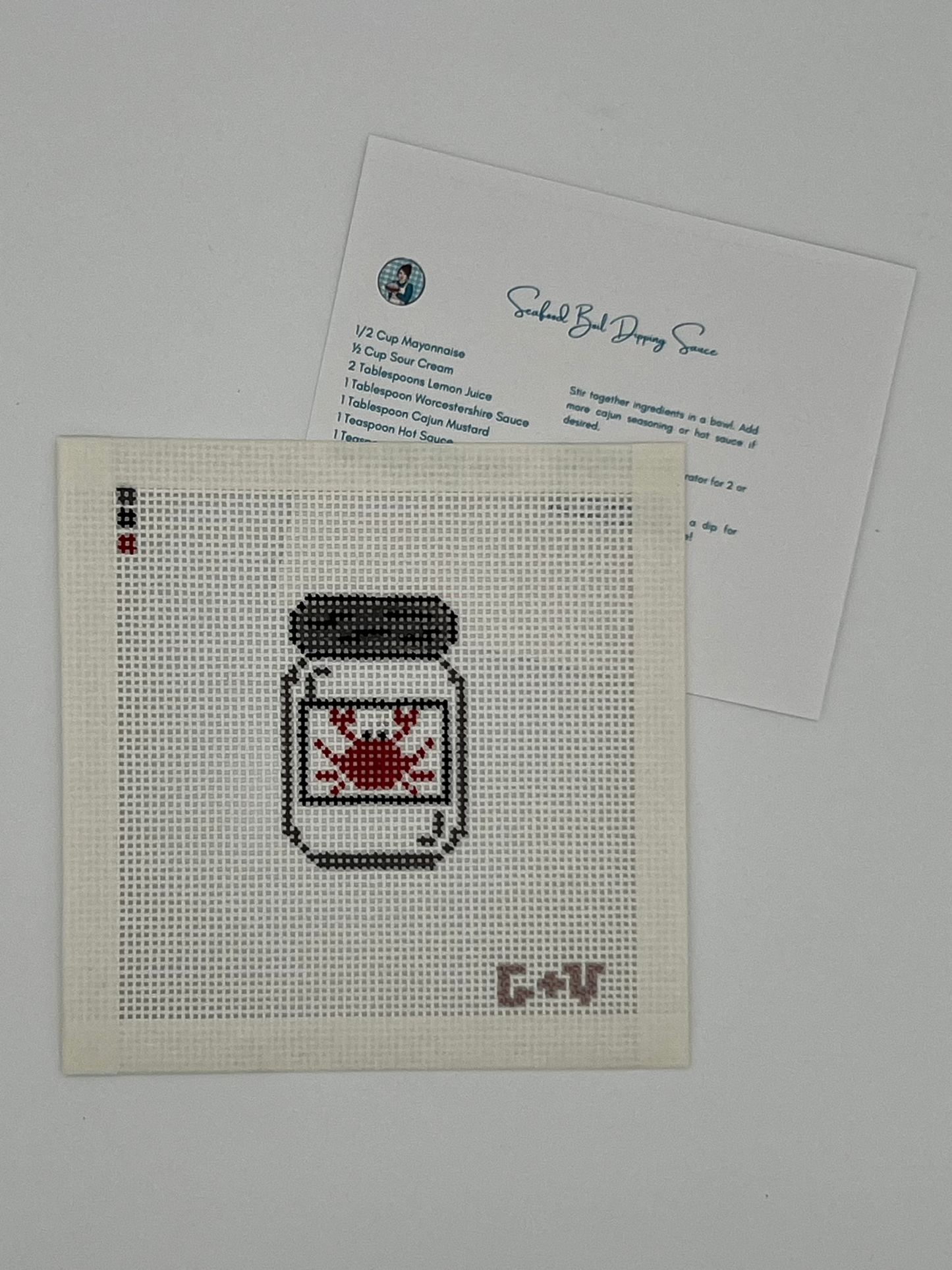 Crab Mason Jar