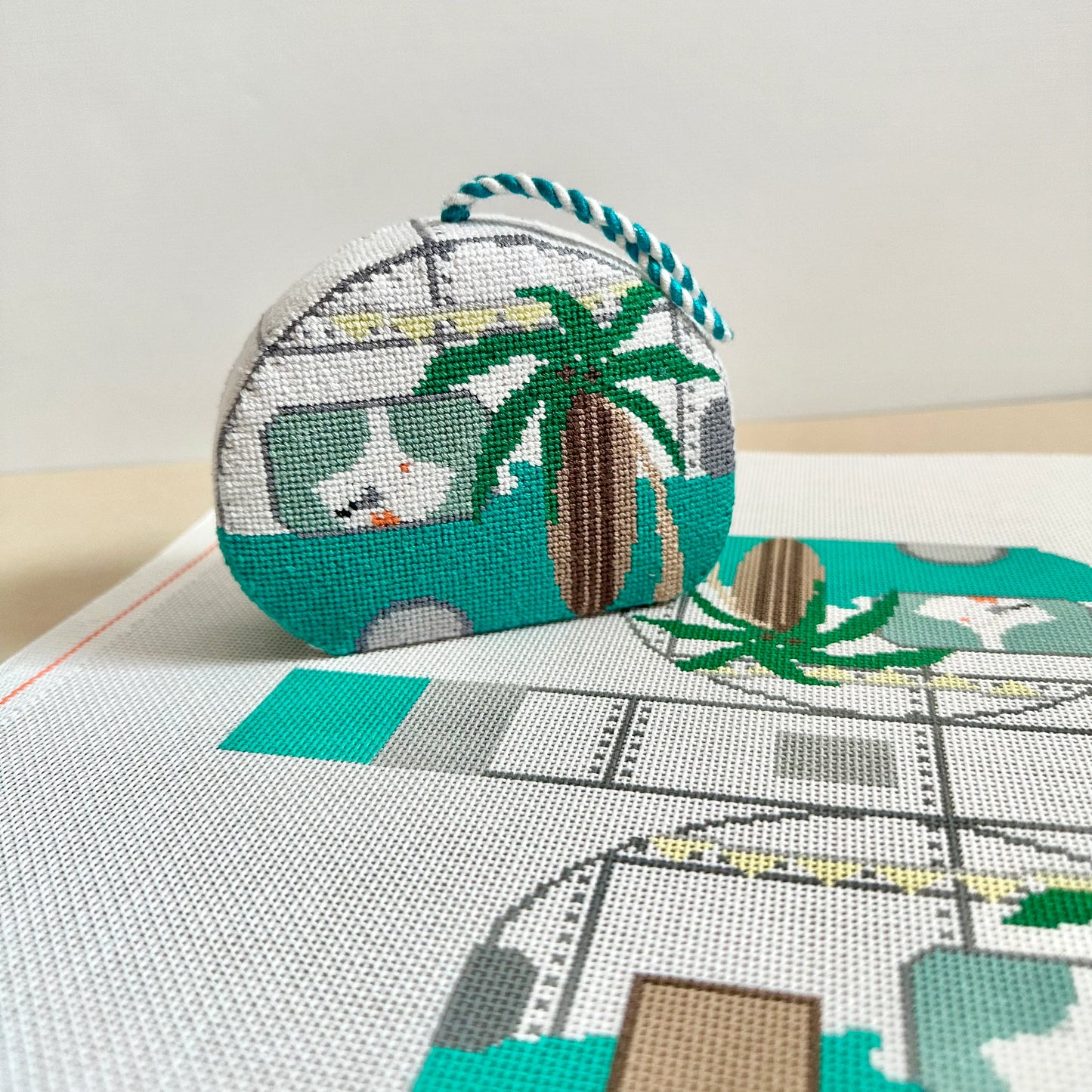 3-D Beach Airstream Camper
