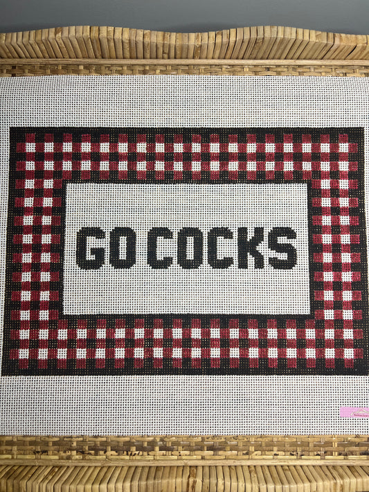 South Carolina Game Cocks Pillow Canvas