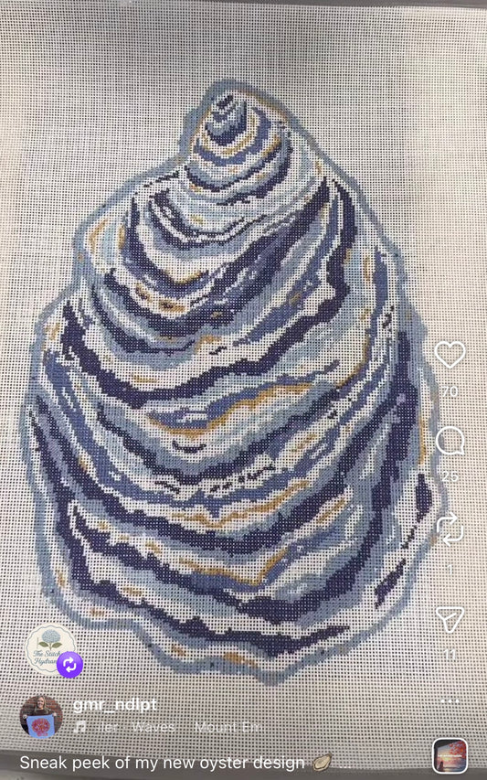 PREORDER - Blue Oyster Pillow
