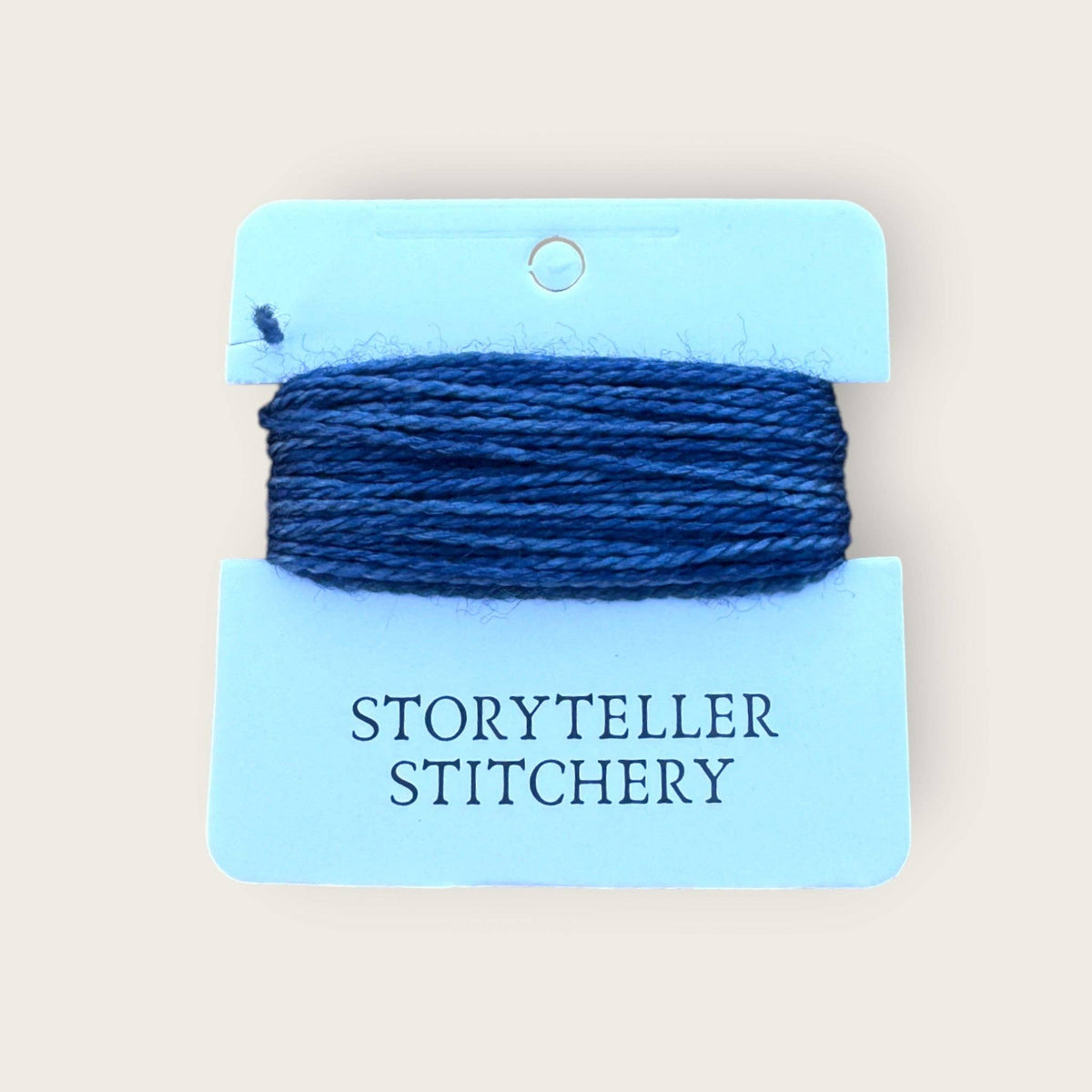 Seren Hand-Dyed Threads. 75% Merino Wool & 25% Silk. Embroidery & Needlepoint: Woad