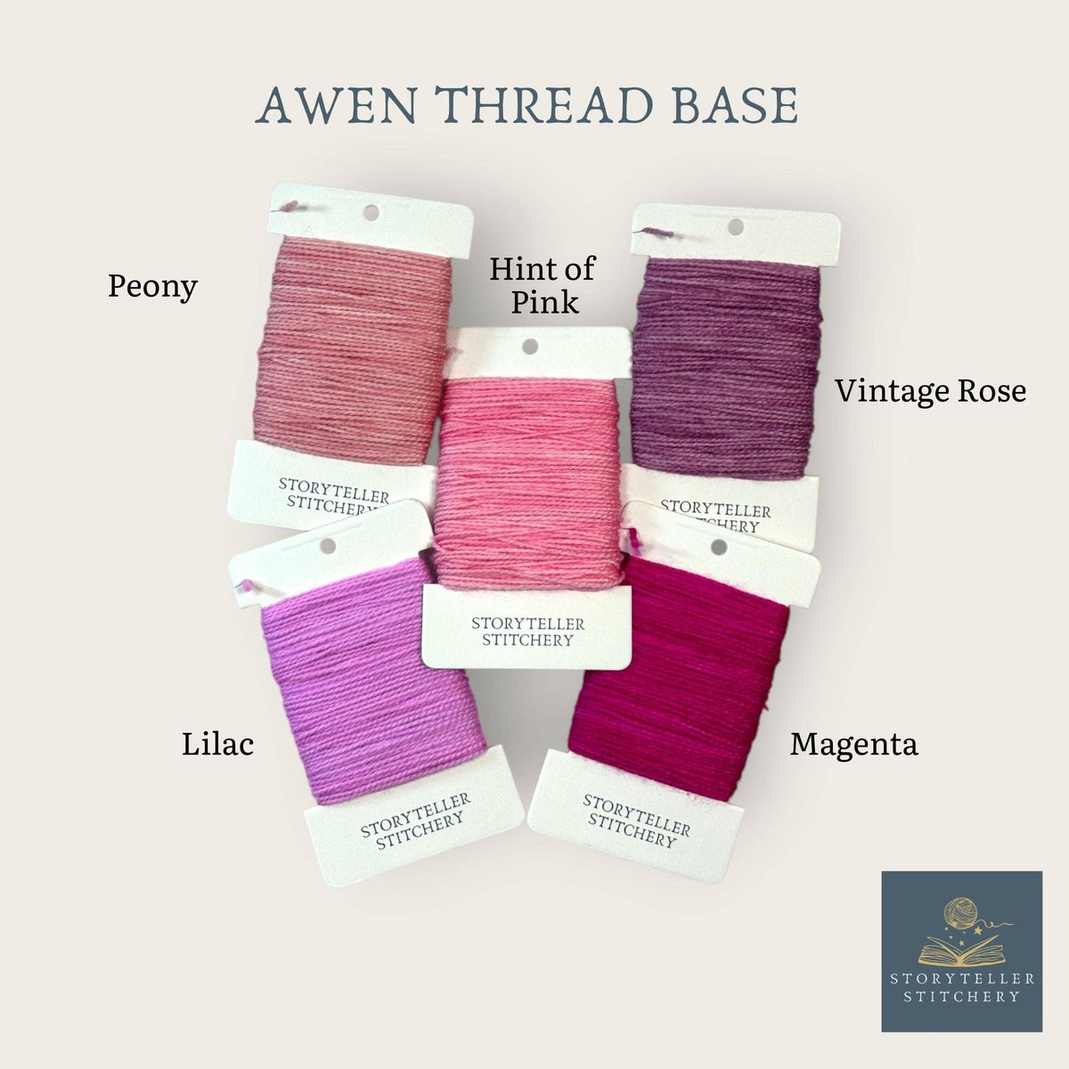 Awen Hand-Dyed Merino Silk Needlepoint Thread, 13ct, 25 Yd: Ember
