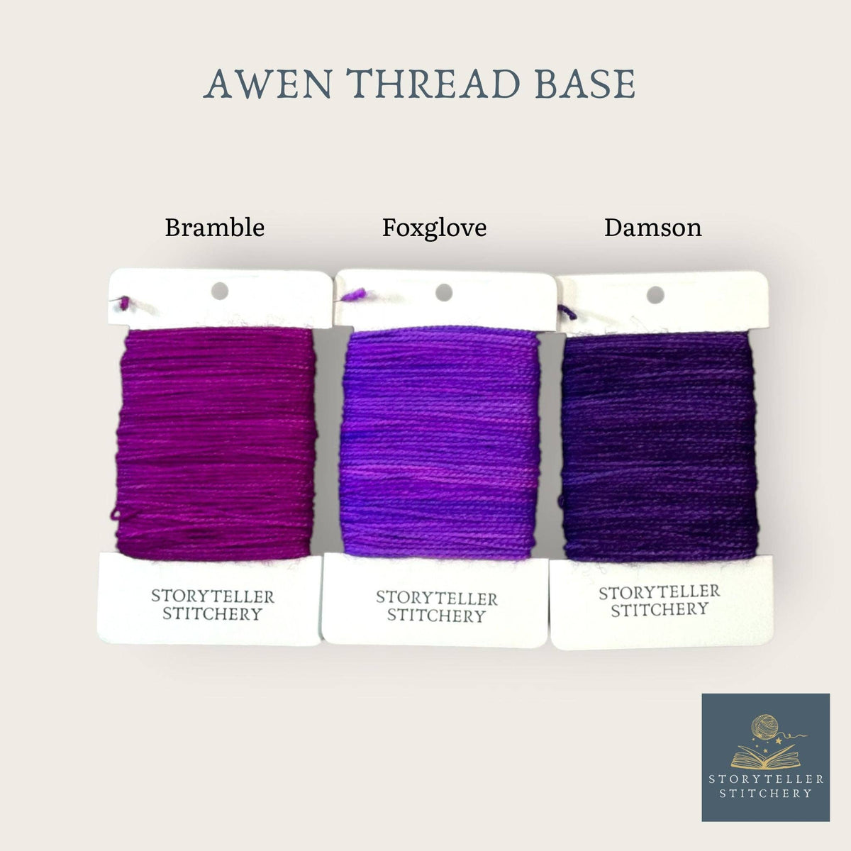 Awen Hand-Dyed Merino Silk Needlepoint Thread, 13ct, 25 Yd: Strawberry Thief