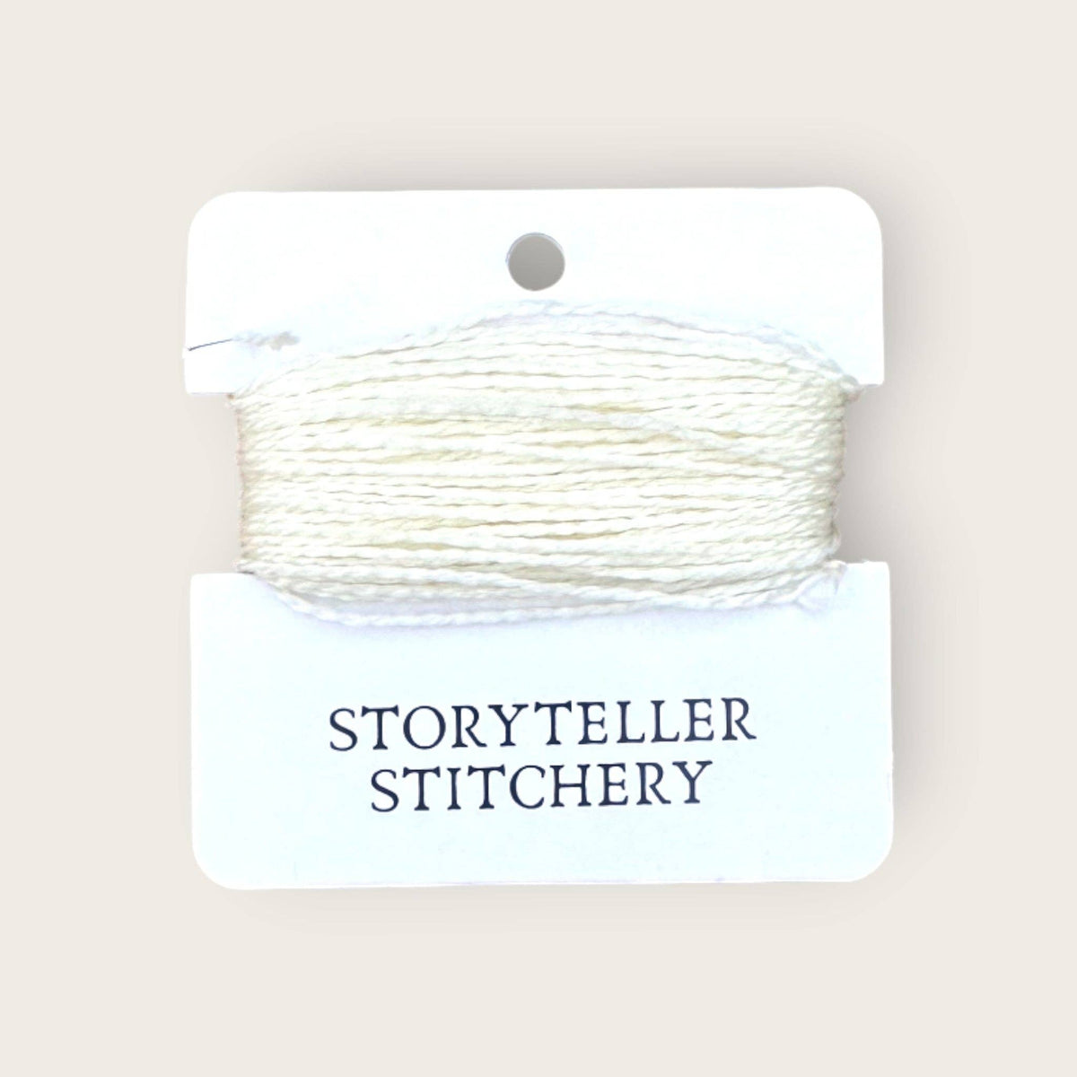 Seren Hand-Dyed Threads. 75% Merino Wool & 25% Silk. Embroidery & Needlepoint: Parchment