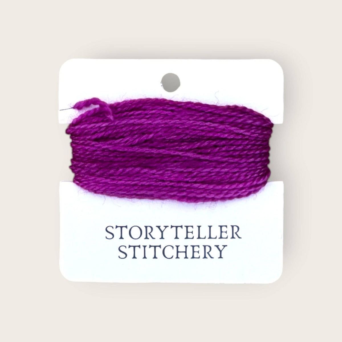 Seren Hand-Dyed Threads. 75% Merino Wool & 25% Silk. Embroidery & Needlepoint: Deep Winter Blue