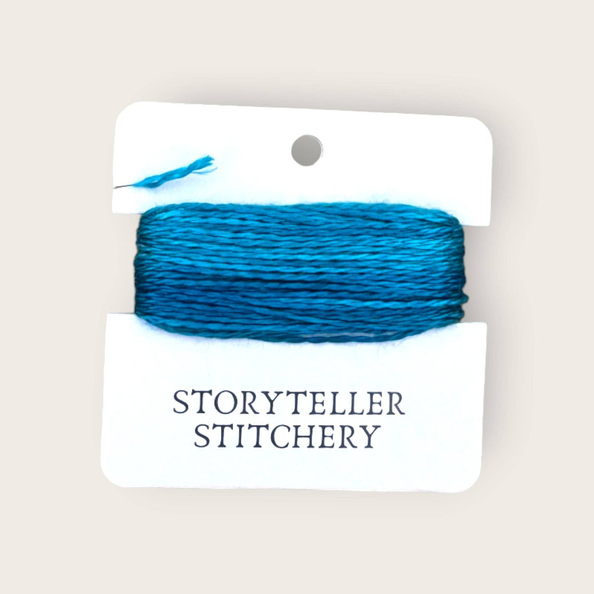 Moonspun Hand-Dyed Threads. 100% Silk. Embroidery & Needlepoint: Deep Winter Blue